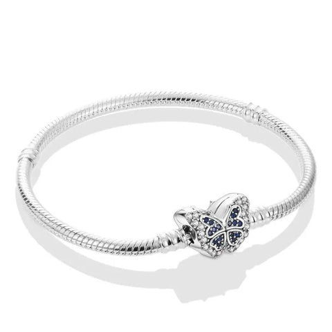 Trendy Sterling Silver Charm Bracelet Pandora Charms - Silver snake chain bracelet, perfect fit for Pandora charms.