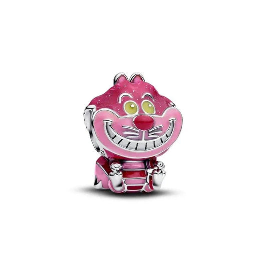 Alice Wonderland Charm Pink Accent Charm - Compatible with Pandora Bracelets