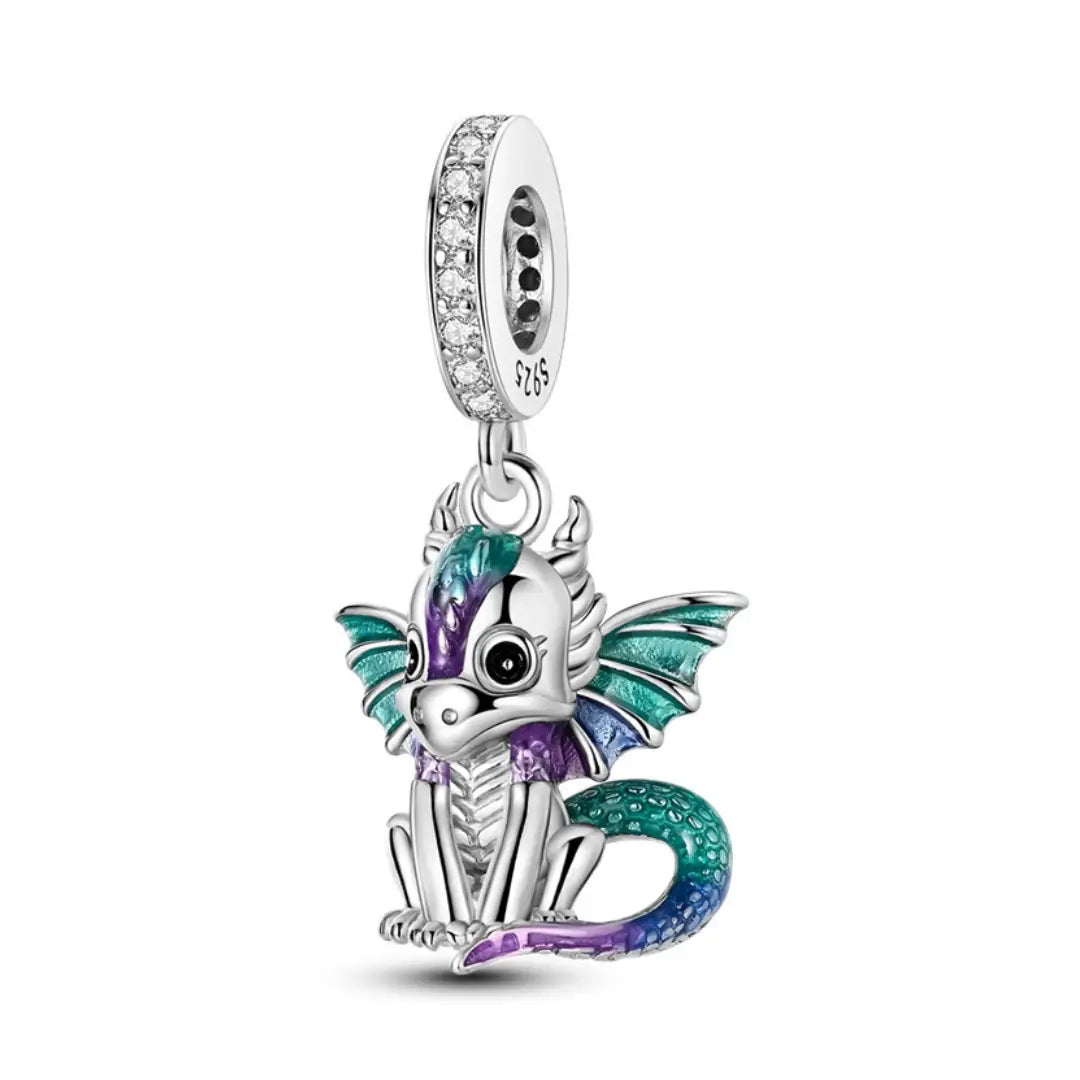 Baby Dragon Dangle Charm