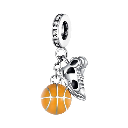 Basketball Dreams Dangle Charm