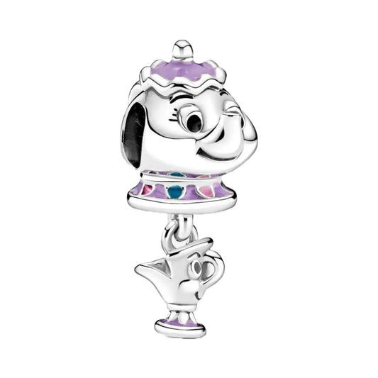 Beauty & the Beast- Mrs. Potts & Chip Dangle Charm