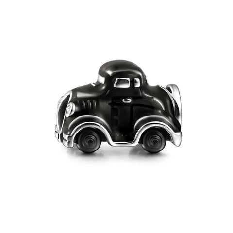 Black And White Toy Car On Background Charm