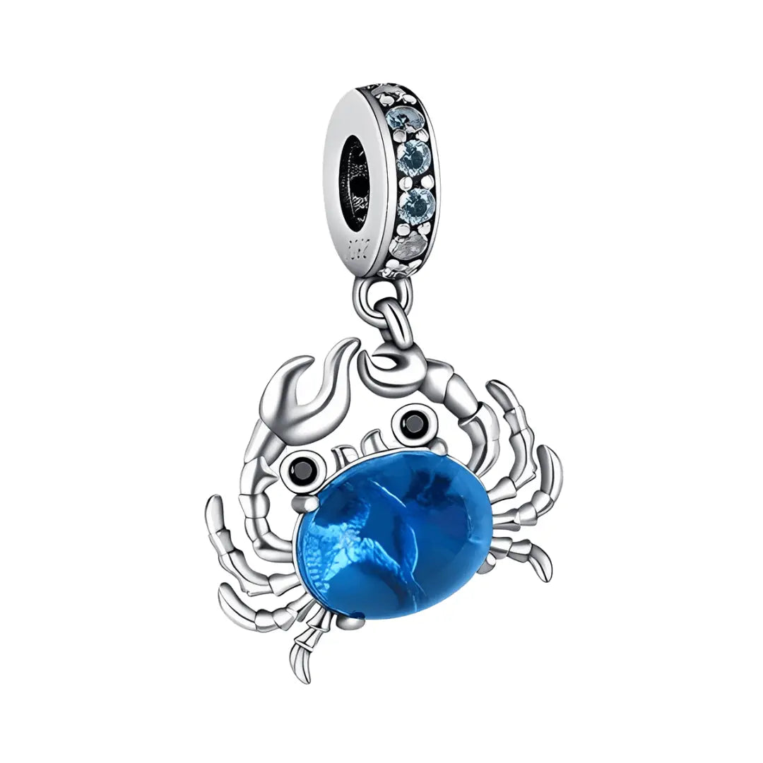 Blue Crab Dangle Charm