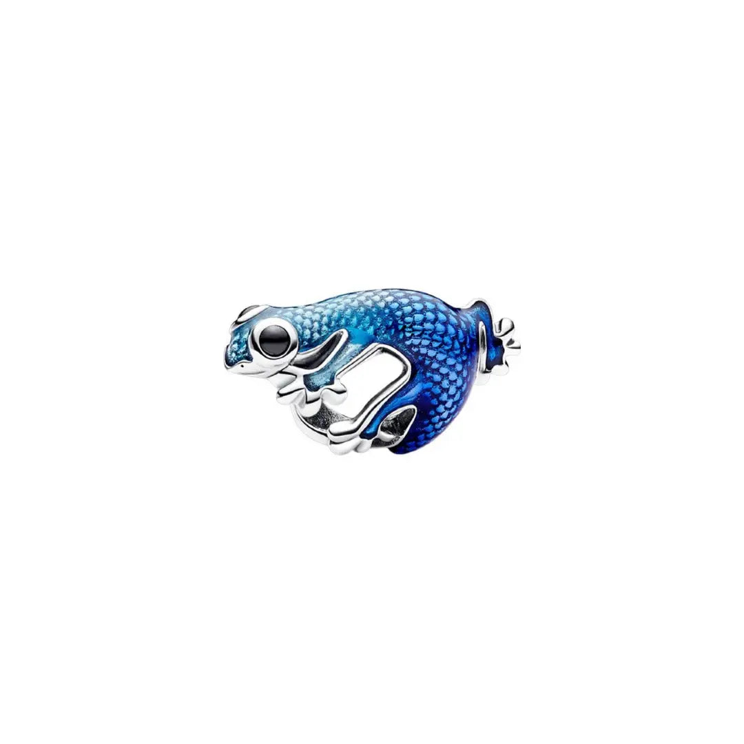 Blue Gecko Charm