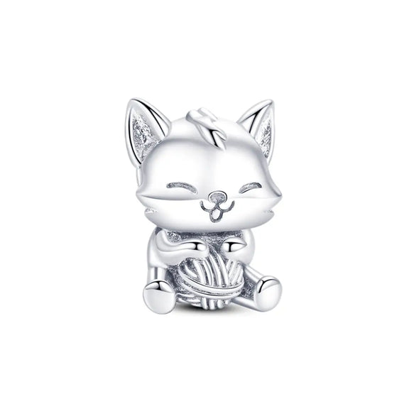 Cat and Yarn Charm - Cat and Yarn Charm