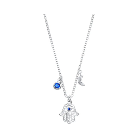 Celestial Hamsa Protection Necklace - Celestial Hamsa Protection Necklace