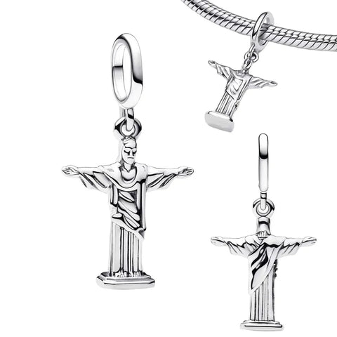 Christ Statue Bracelet Charm - Christ Statue Bracelet Charm