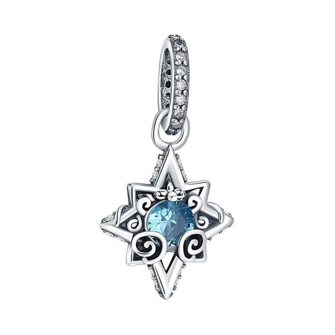 Cinderella- Blue Star Dangle Charm