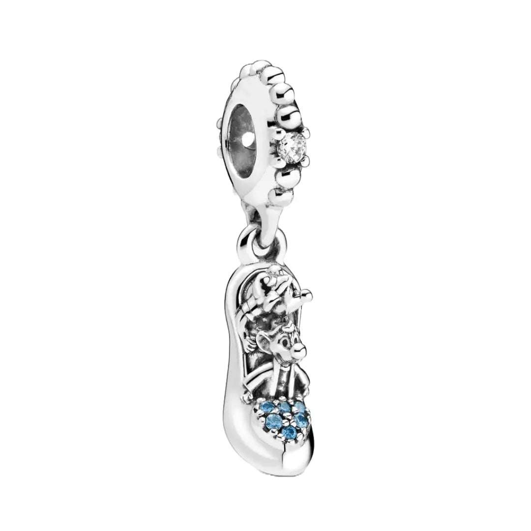 Cinderella- Glass Slipper & Mice Dangle Charm