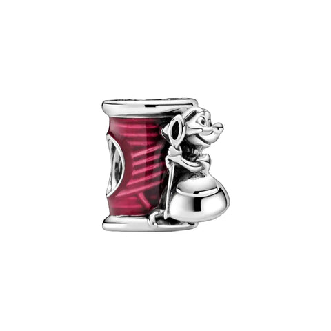 Cinderella- Suzy Mouse Needle and Thread Charm - Cinderella- Suzy Mouse Needle and Thread Charm