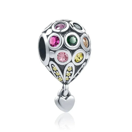 Colorful Heart With Shaped Charm