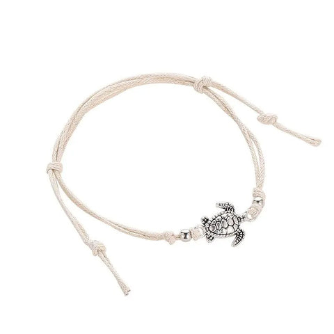 Sea Turtle Silver Bracelet Anklets for woman