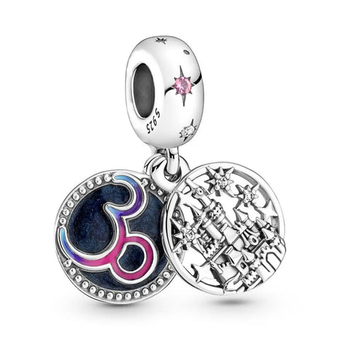 Disney- th Celebration Dangle Charm - Disney- th Celebration Dangle Charm