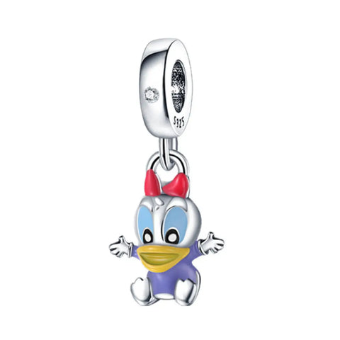 Disney- Baby Daisy Duck Dangle Charm - Disney- Baby Daisy Duck Dangle Charm