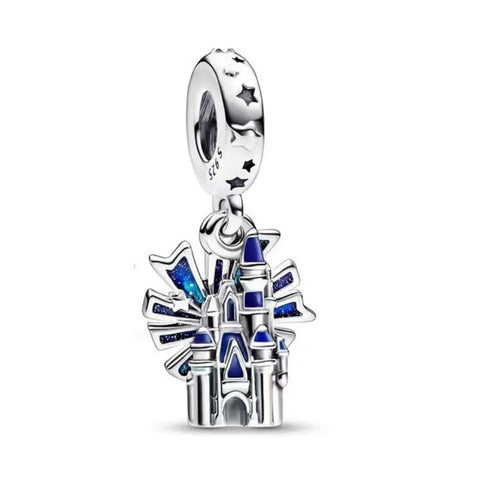 Disney- Castle and Fireworks Dangle Charm - Disney- Castle and Fireworks Dangle Charm