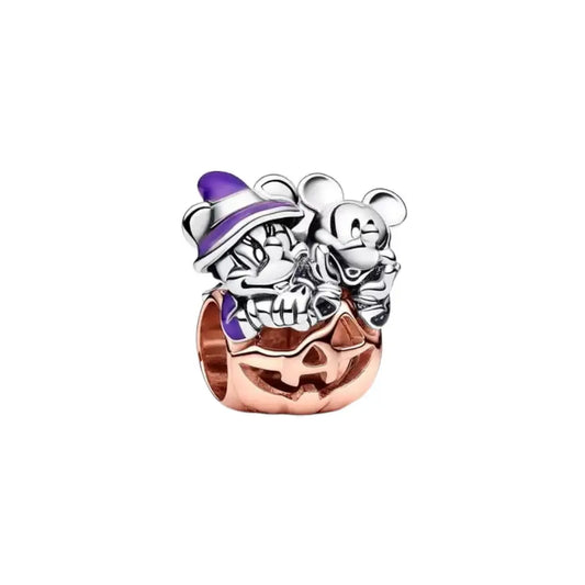 Mickey and Minnie Halloween Charm for Pandora Bracelets