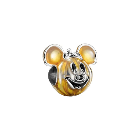 Mickey Mouse Pumpkin Charm with Enamel Finish