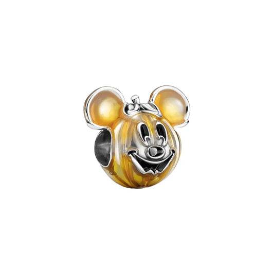 Mickey Mouse Pumpkin Charm with Enamel Finish