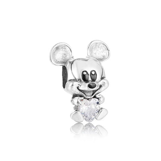 Disney- Mickey Mouse and Heart Charm