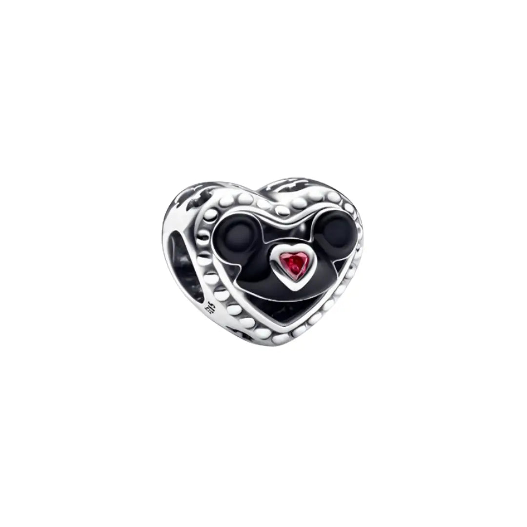 Disney- Mickey and Disney Castle Heart Charm