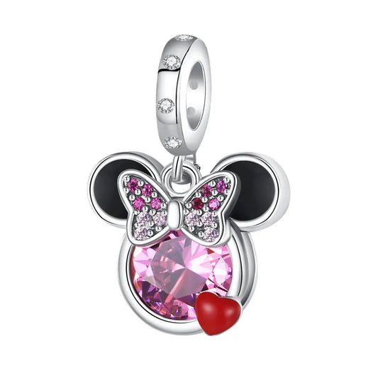 Disney- Pink Minnie Mouse Dangle Charm