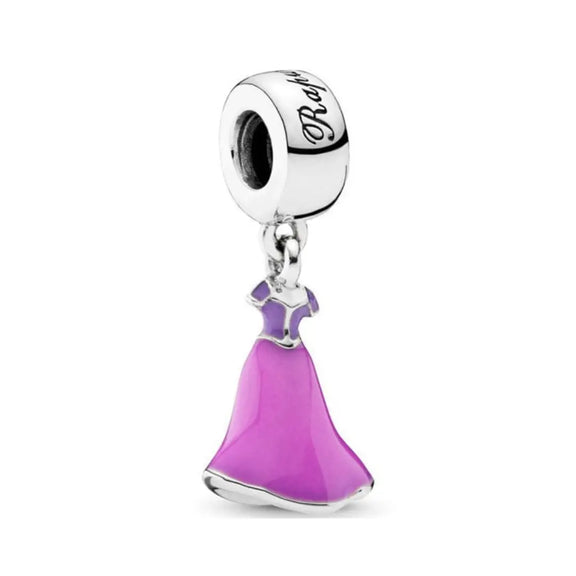 Disney- Princesses Rapunzel Dress Dangle Charm - Disney- Princesses Rapunzel Dress Dangle Charm