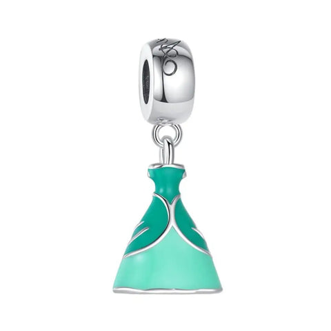 Disney- Princesses Tiana's Dress Dangle Charm - Disney- Princesses Tiana's Dress Dangle Charm