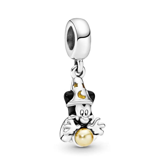 Mickey Mouse Sorcerer Charm for Pandora Bracelets