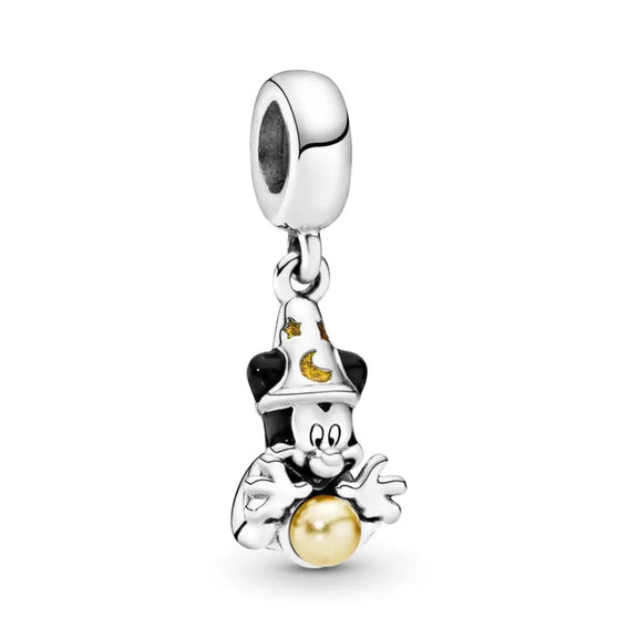 Mickey Mouse Sorcerer Charm for Pandora Bracelets - Mickey Mouse Sorcerer Charm for Pandora Bracelets