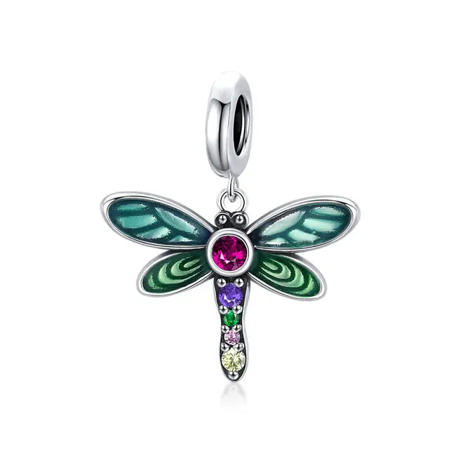 dragonfly-charm affordable charm fits Pandora bracelet