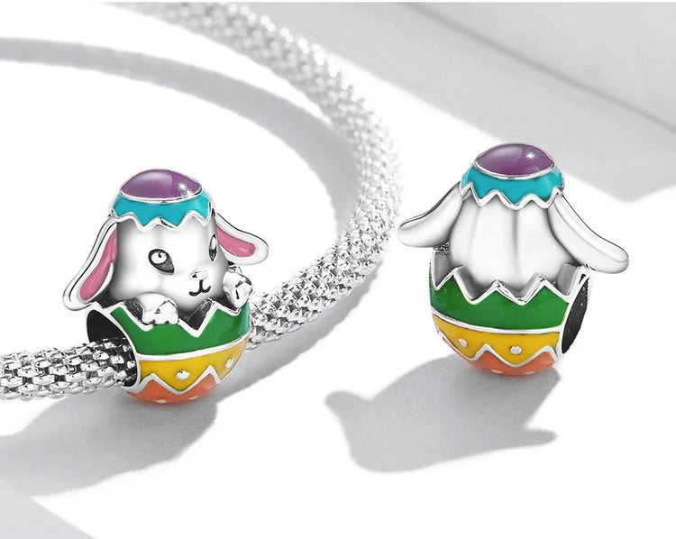 Easter Bunny Egg Charm