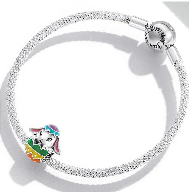 Easter Bunny Egg  pandora Charm