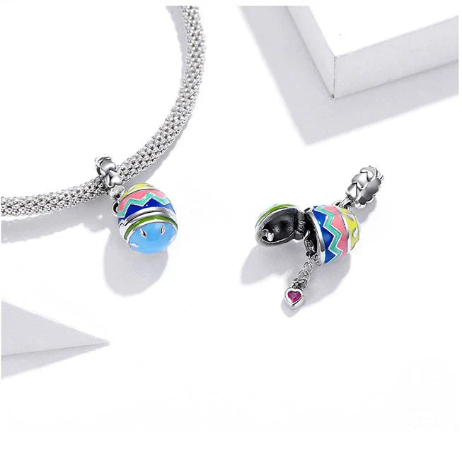 Easter Surprise Egg Charm fit pandora bracelet