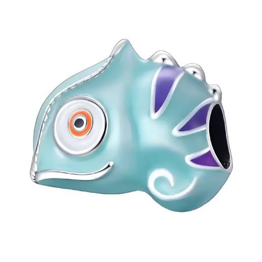 Enamel Chameleon Charm