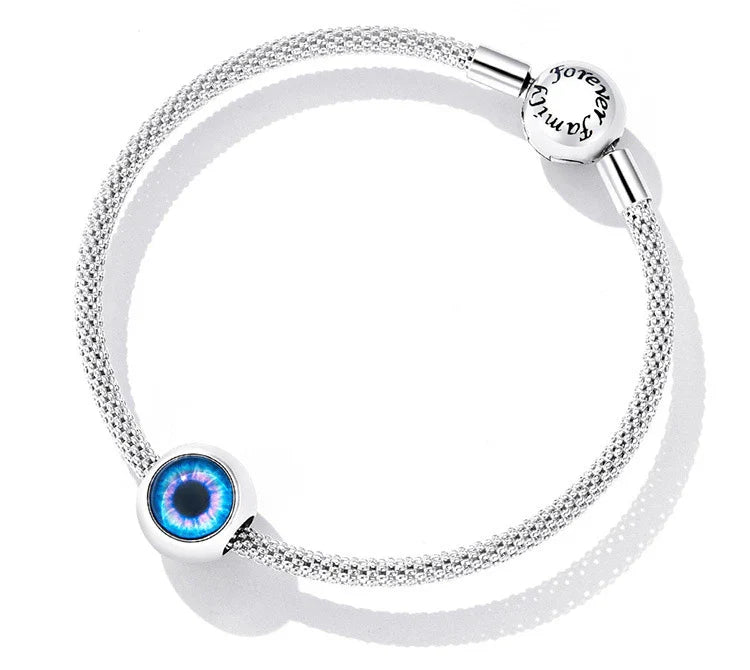 Ethereal Blue Vision Mystic Azure Eye Charm fit pandora bracelet