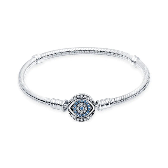 Evil Eye Protection Snake Chain Bracelet - Evil Eye Protection Snake Chain Bracelet