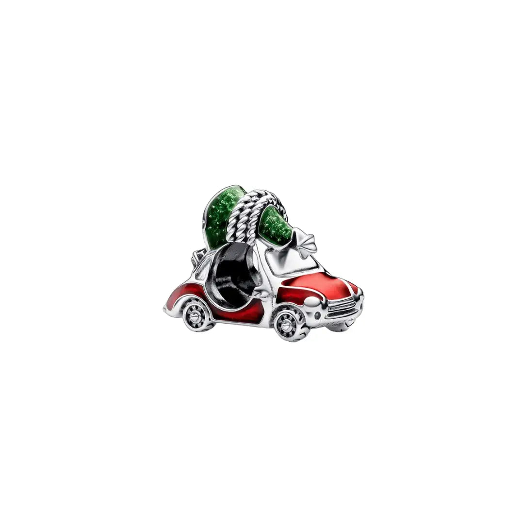 Festive Car & Christmas Tree Charm