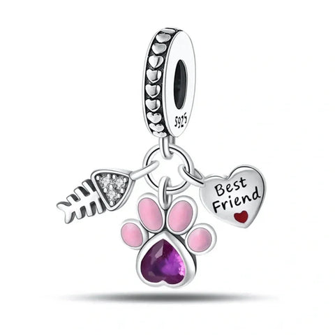 Friendship Triple Dangle Charm - Friendship Triple Dangle Charm