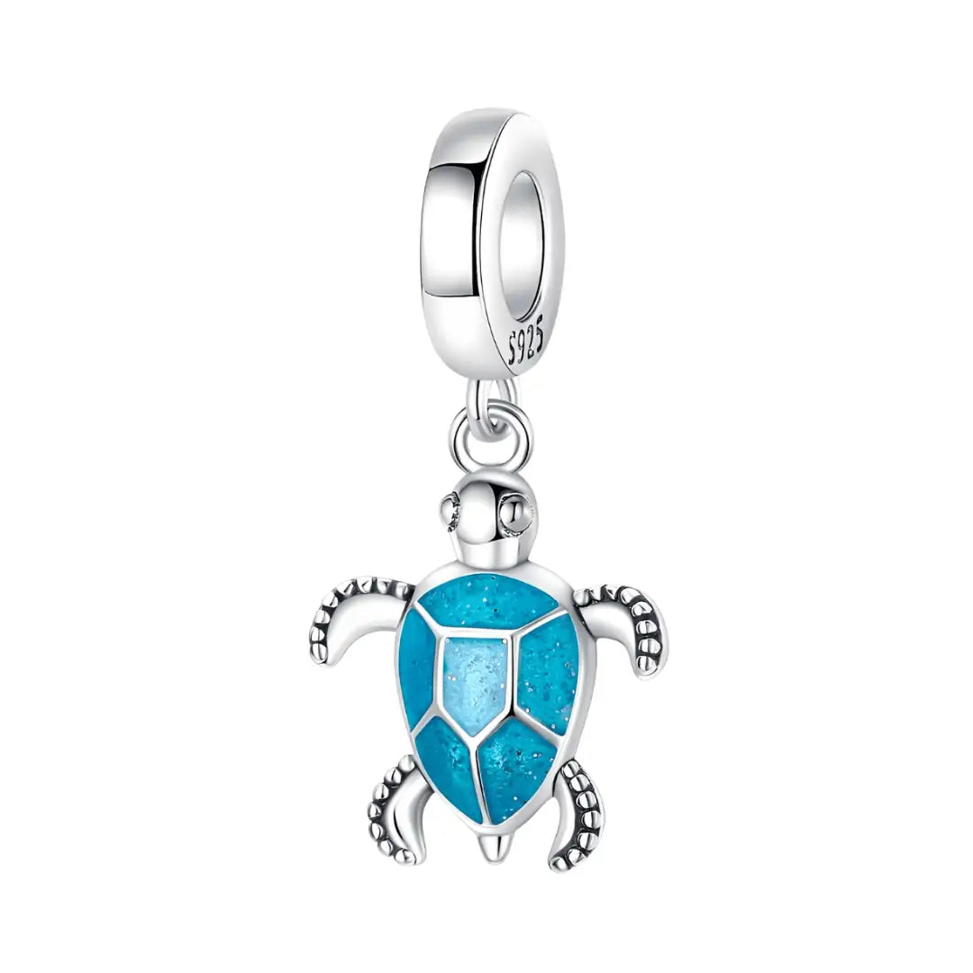 Glow In The Dark Turtle Dangle Charm