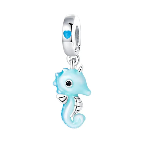 Glow in the Dark Baby Seahorse Dangle Charm