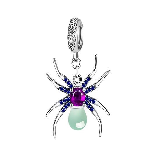 Glow in the Dark Spider Pendant