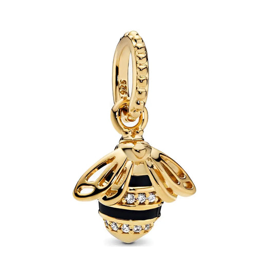 Golden Bee Dangle Charm