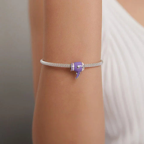 hair dryer purple  pandora Charm