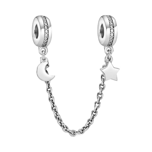 Half Moon & Star Safety Chain