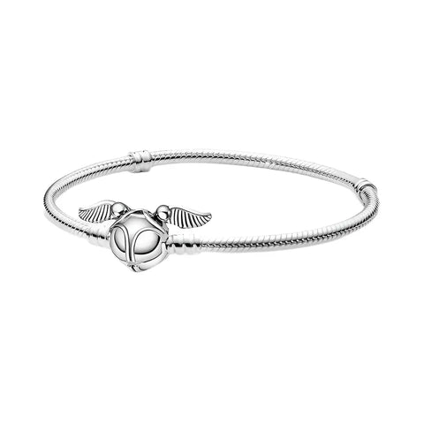 Harry Potter- Golden Snitch Snake Chain Bracelet - Harry Potter- Golden Snitch Snake Chain Bracelet