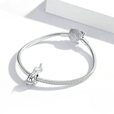 Helicopter Charm - Fits pandora Bracelet