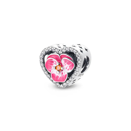 Heart Blossom Charm