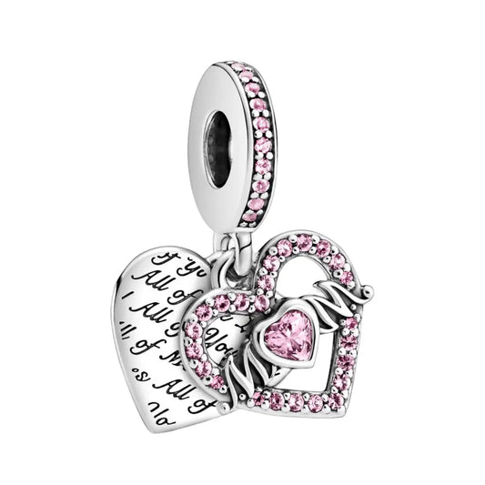 Heart & Mum Dangle Charm