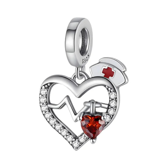 Heartbeat Hero Dangle Charm - Heartbeat Hero Dangle Charm