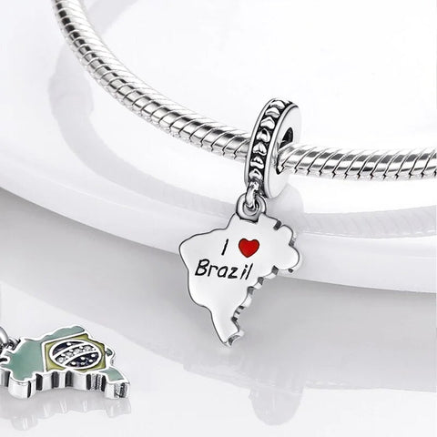 I Love Brazil Charm - I Love Brazil Charm